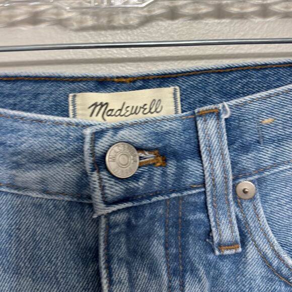 Madewell Relaxed Denim Shorts in Rosemount Wash Destroyed Hem - Size 23 - Picture 4 of 7